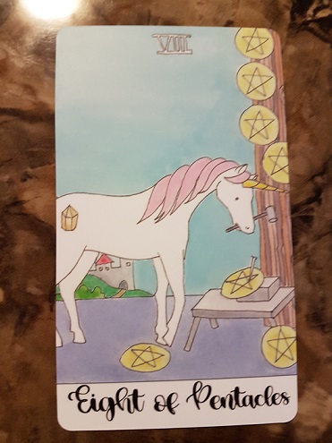 8 of pentacles